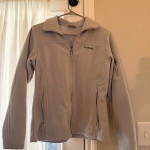 Columbia Women's Light Gray Fleece Jacket